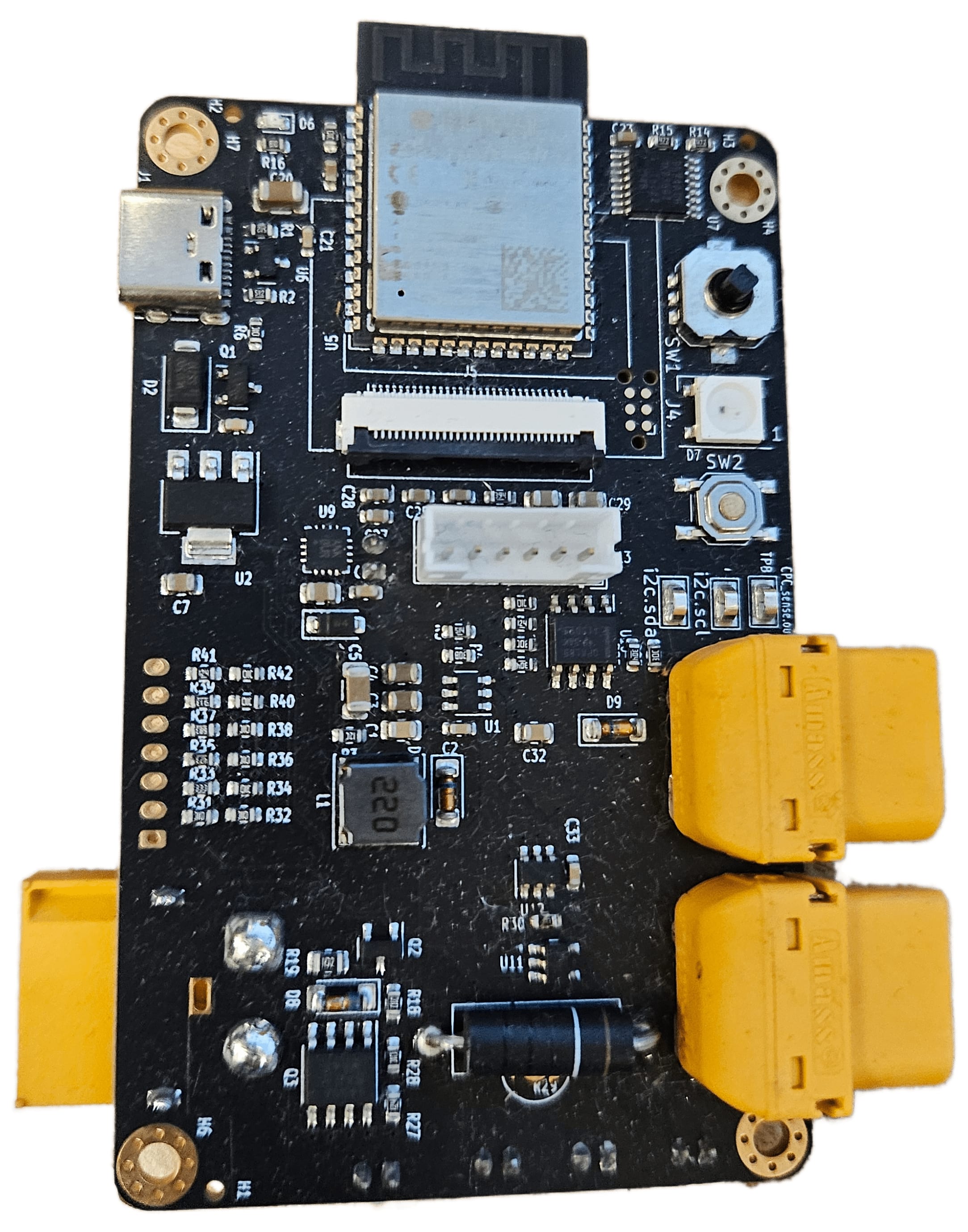 PCB board: estop_front.jpg